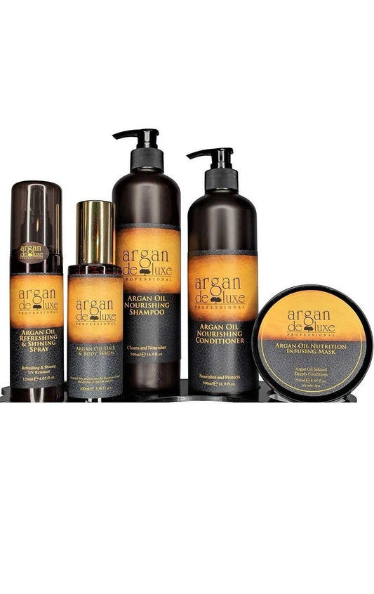 Hair Care Set - Black and Gold