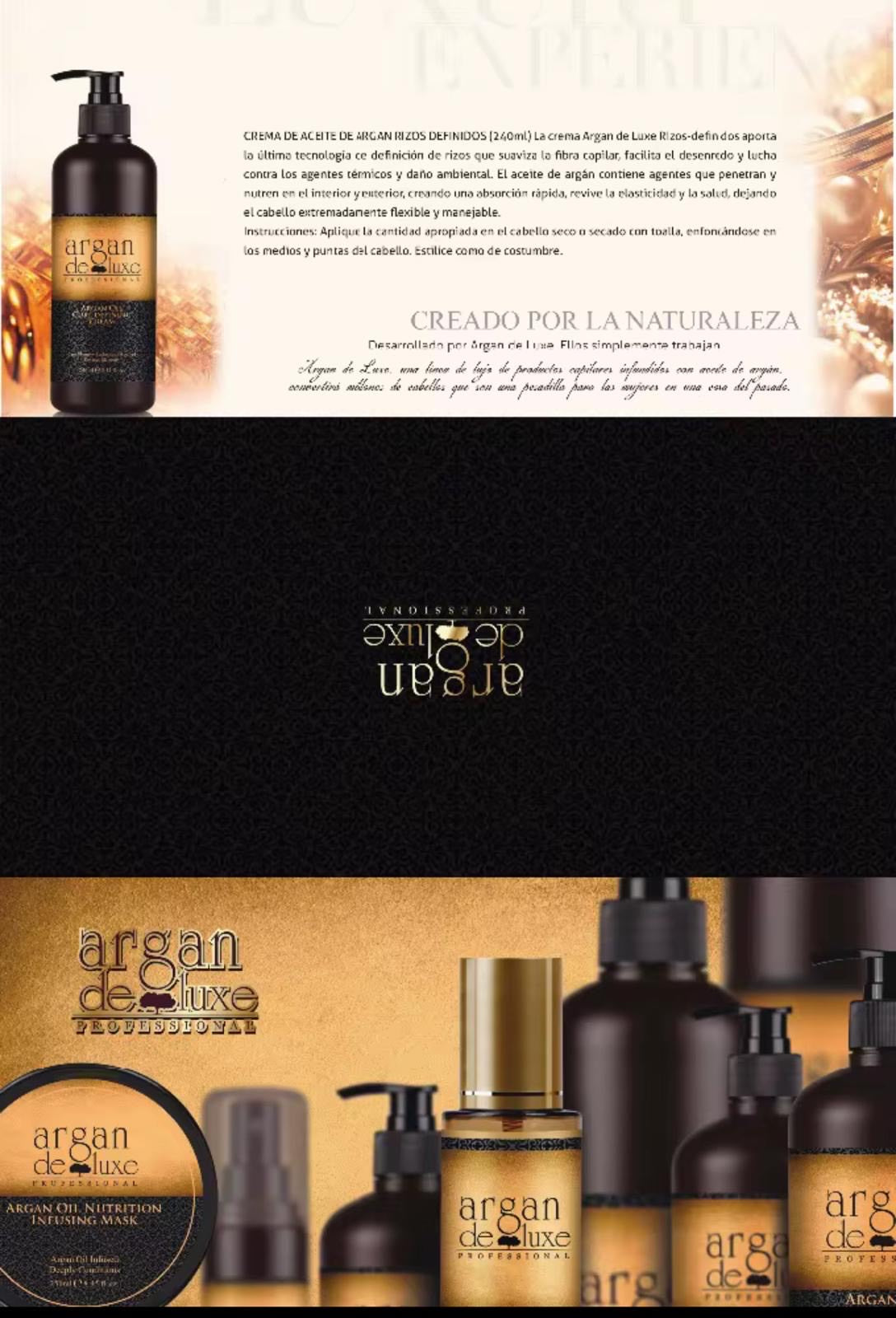 Hair Care Set - Black and Gold