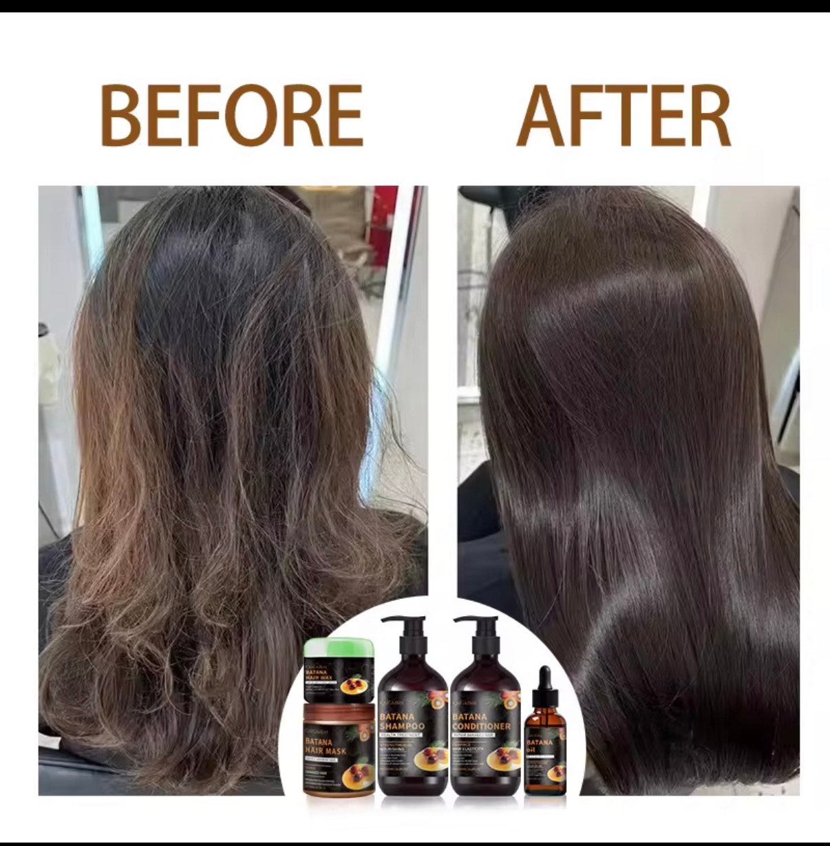 Batana oil organic promote hair Growth Repair Damaged Batana set