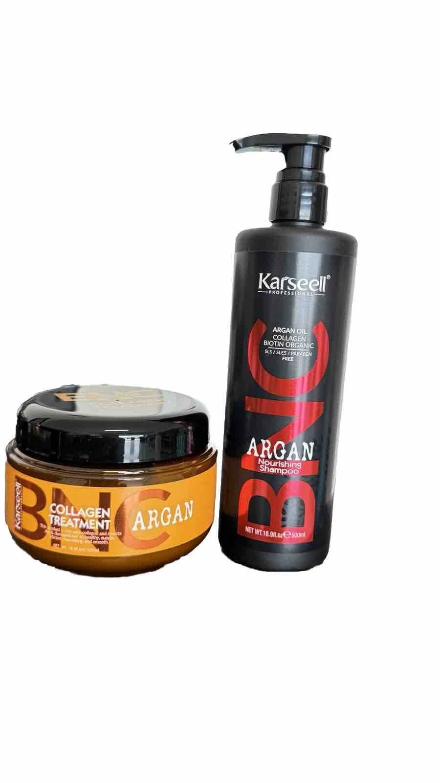 Karseell BNC Collagen Hair Treatment Deep Repair Conditioning Argan Oil Shampoo