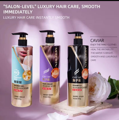 Mercilen Shampoo ,Conditioner and Body Wash Set