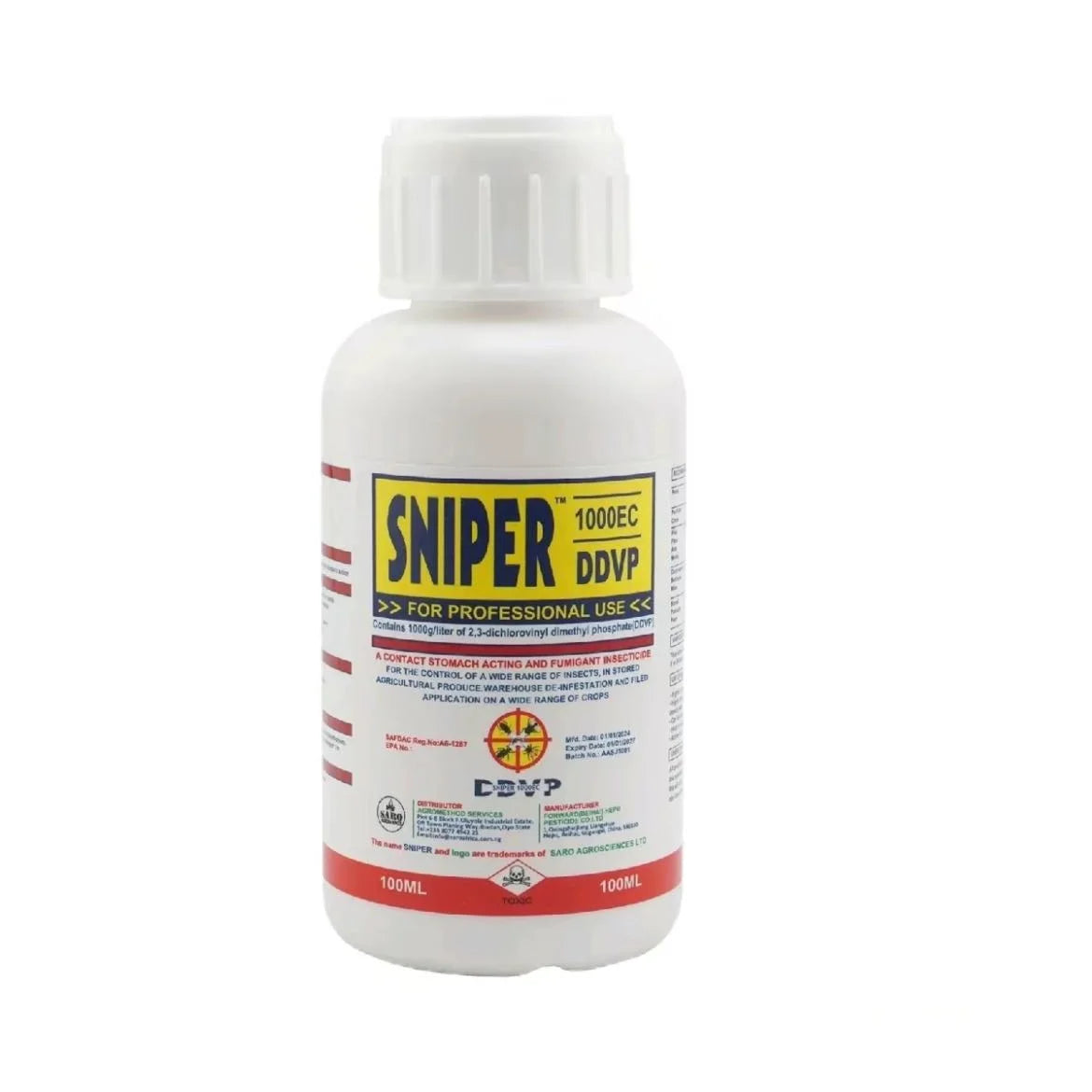 Effective Sniper for Roaches and Fly Control-Non-Toxic Solution for Rats and More 50% 100m